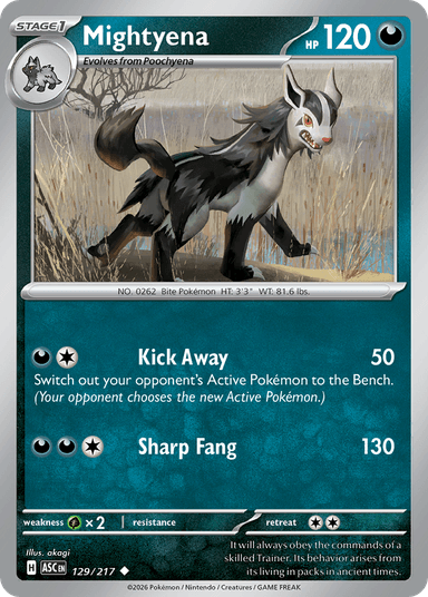 Mightyena, Ascended Heroes 129