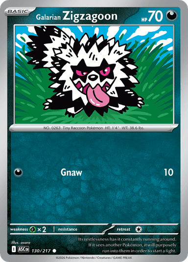 Galarian Zigzagoon, Ascended Heroes 130