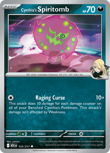 Cynthia's Spiritomb, Ascended Heroes 133