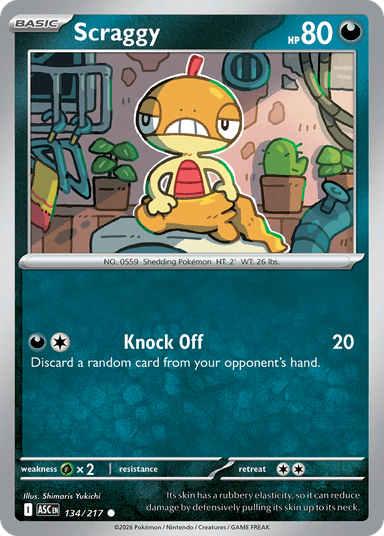 Scraggy, Ascended Heroes 134