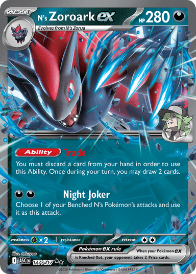 N's Zoroark ex, Ascended Heroes 137