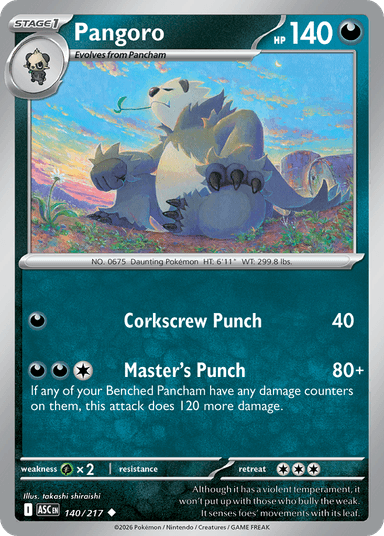 Pangoro, Ascended Heroes 140