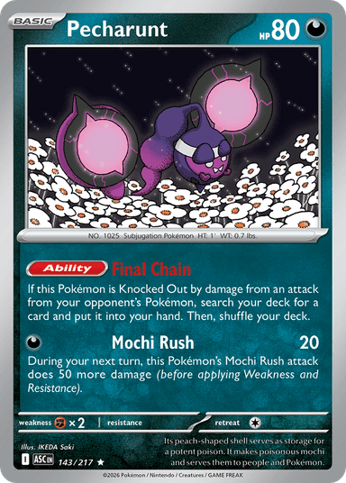 Pecharunt, Ascended Heroes 143