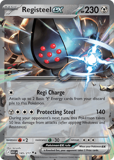 Registeel ex, Ascended Heroes 145