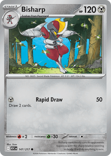 Bisharp, Ascended Heroes 147