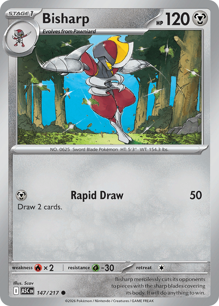 Bisharp, Ascended Heroes 147