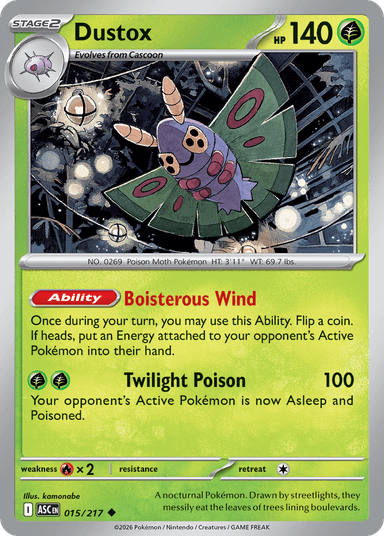 Dustox, Ascended Heroes 15