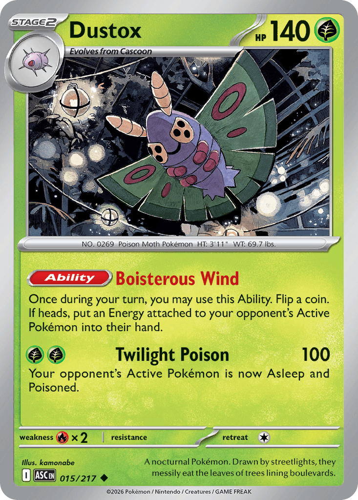 Dustox, Ascended Heroes 15