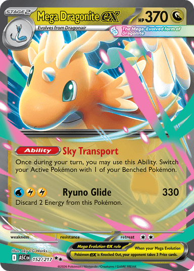 Mega Dragonite ex, Ascended Heroes 152