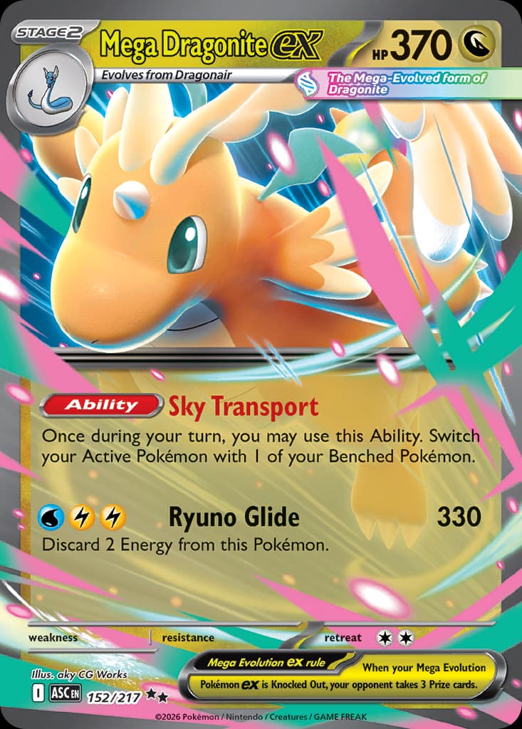 Mega Dragonite ex, Ascended Heroes 152