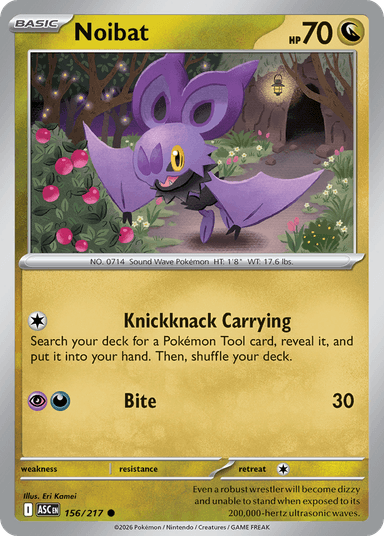 Noibat, Ascended Heroes 156