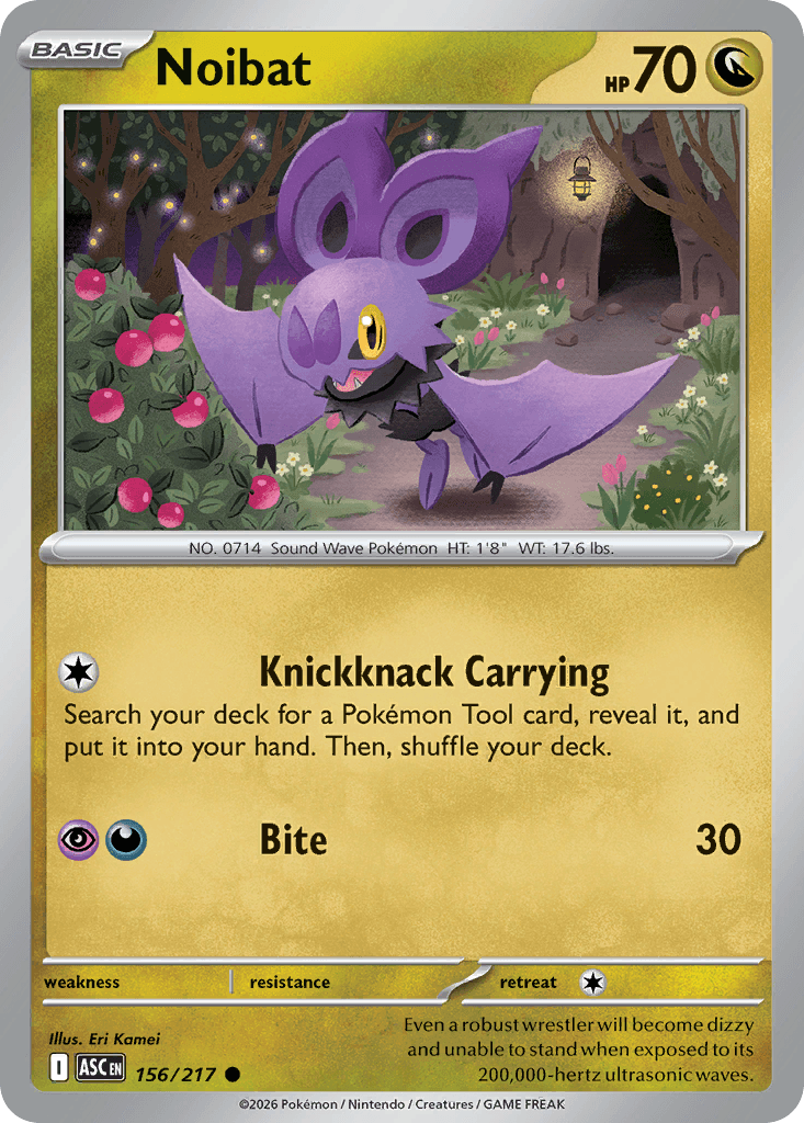 Noibat, Ascended Heroes 156