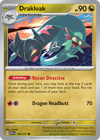 Drakloak, Ascended Heroes 159