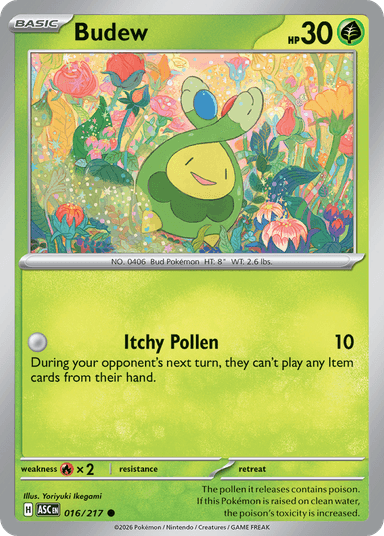 Budew, Ascended Heroes 16