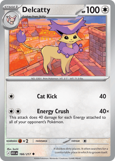 Delcatty, Ascended Heroes 166