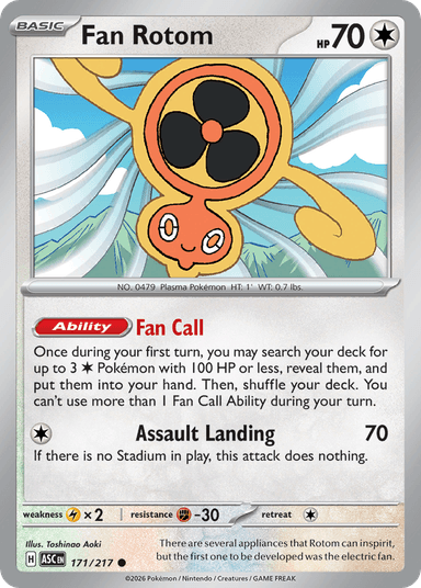 Fan Rotom, Ascended Heroes 171