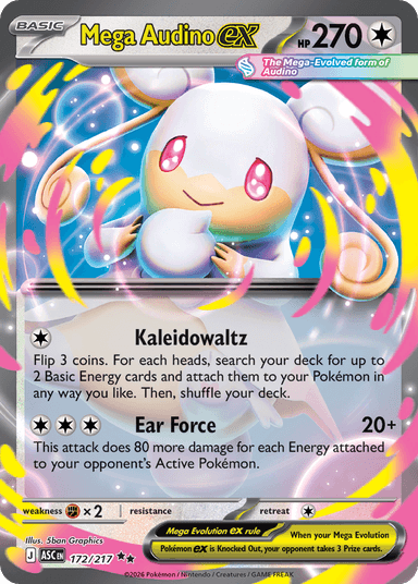 Mega Audino ex, Ascended Heroes 172