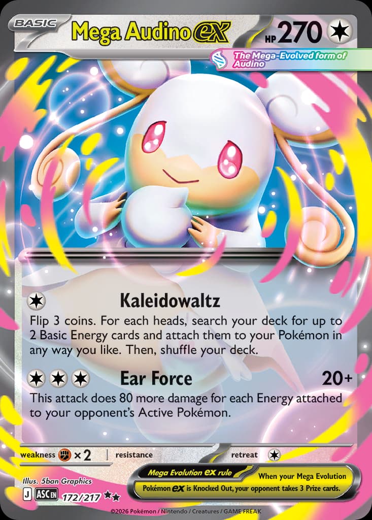 Mega Audino ex, Ascended Heroes 172