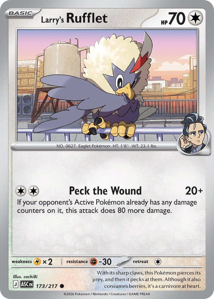 Larry's Rufflet, Ascended Heroes 173