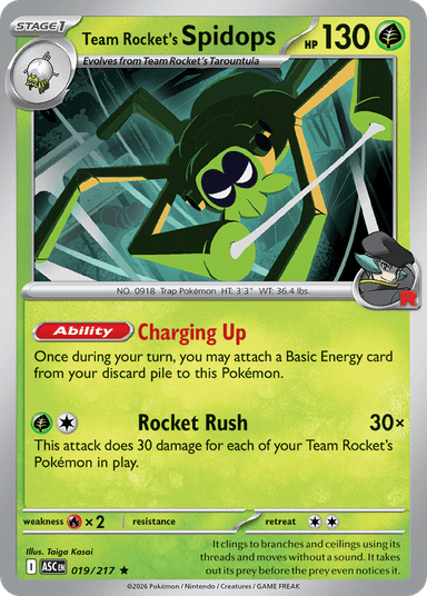 Team Rocket's Spidops, Ascended Heroes 19
