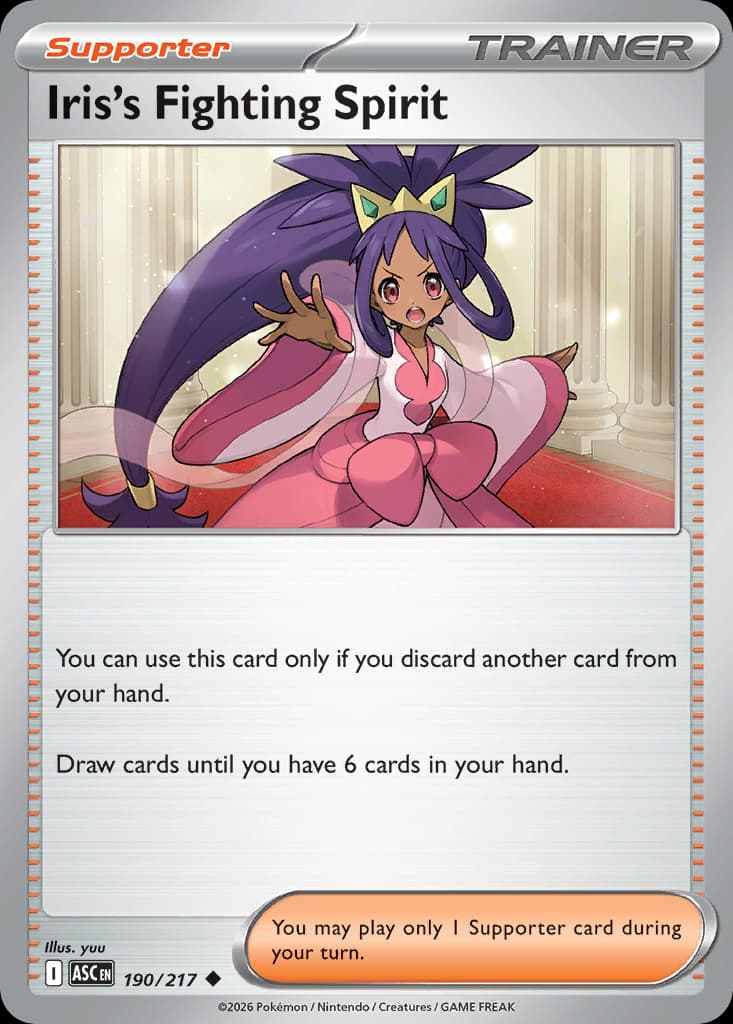 Iris's Fighting Spirit, Ascended Heroes 190