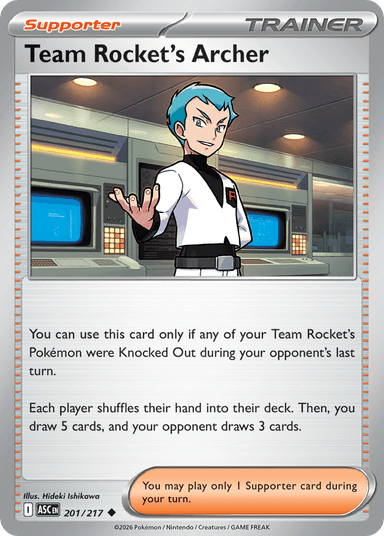 Team Rocket's Archer, Ascended Heroes 201