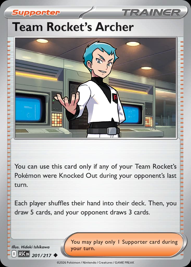 Team Rocket's Archer, Ascended Heroes 201
