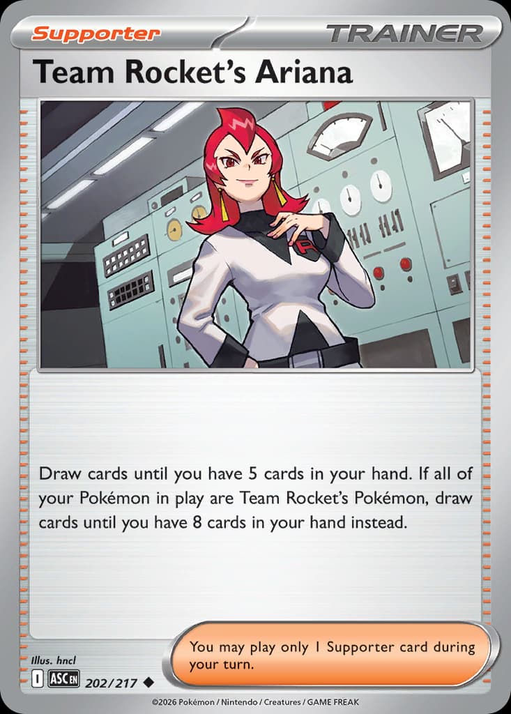 Team Rocket's Ariana, Ascended Heroes 202