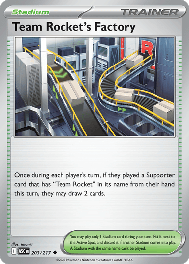 Team Rocket's Factory, Ascended Heroes 203