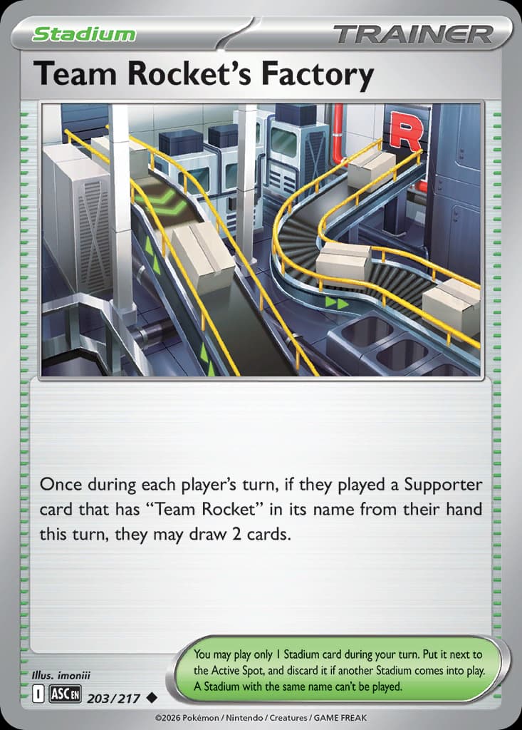 Team Rocket's Factory, Ascended Heroes 203