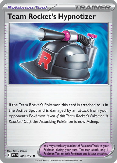 Team Rocket's Hypnotizer, Ascended Heroes 206