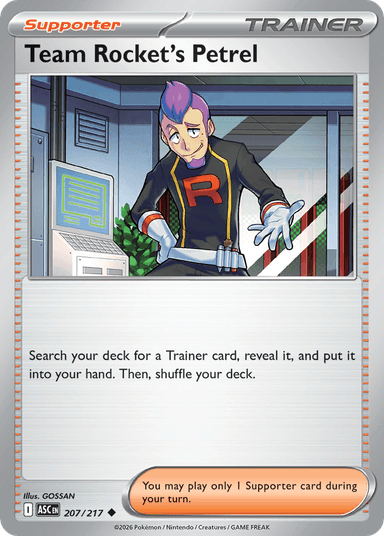 Team Rocket's Petrel, Ascended Heroes 207