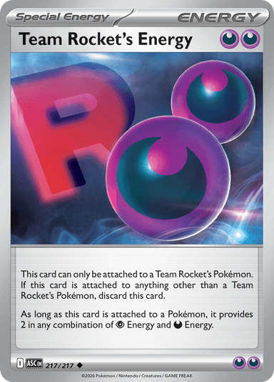Team Rocket's Energy, Ascended Heroes 217