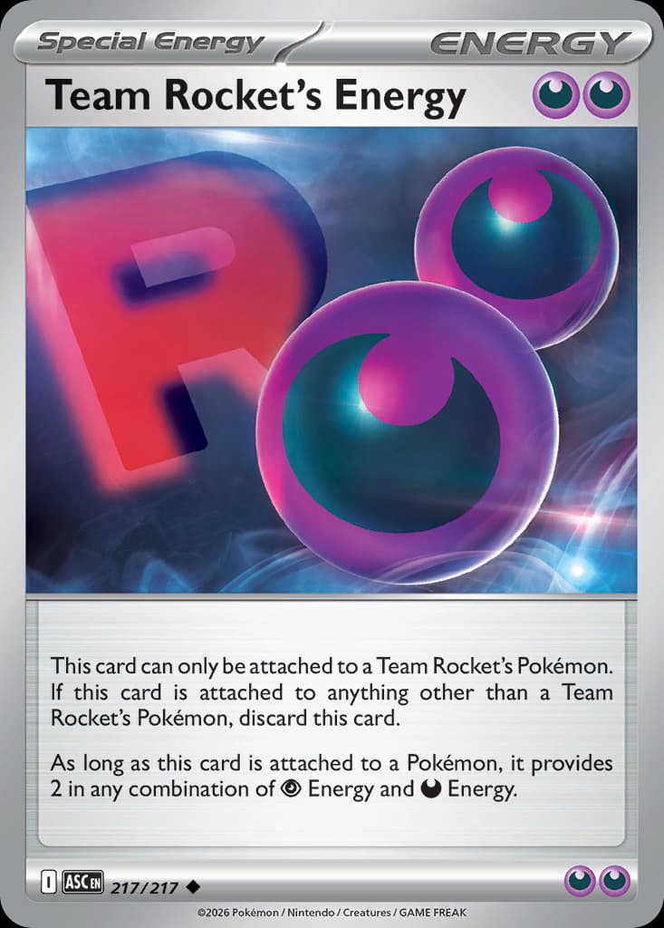 Team Rocket's Energy, Ascended Heroes 217