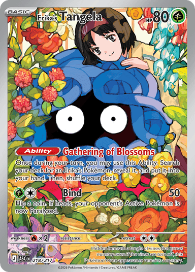 Erika's Tangela, Ascended Heroes 218