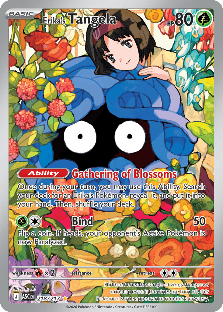 Erika's Tangela, Ascended Heroes 218