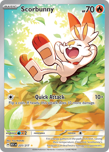 Scorbunny, Ascended Heroes 225