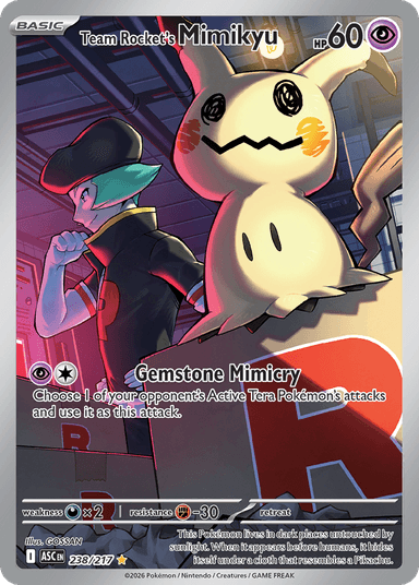 Team Rocket's Mimikyu, Ascended Heroes 238