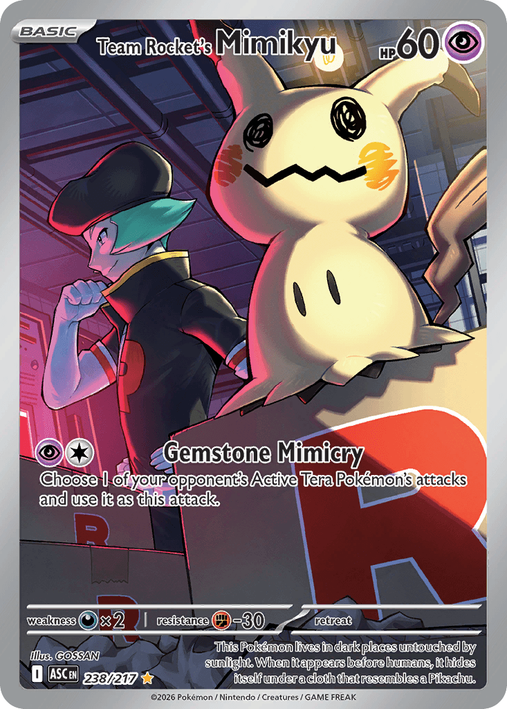 Team Rocket's Mimikyu, Ascended Heroes 238