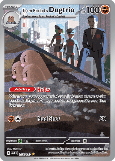Team Rocket's Dugtrio, Ascended Heroes 239