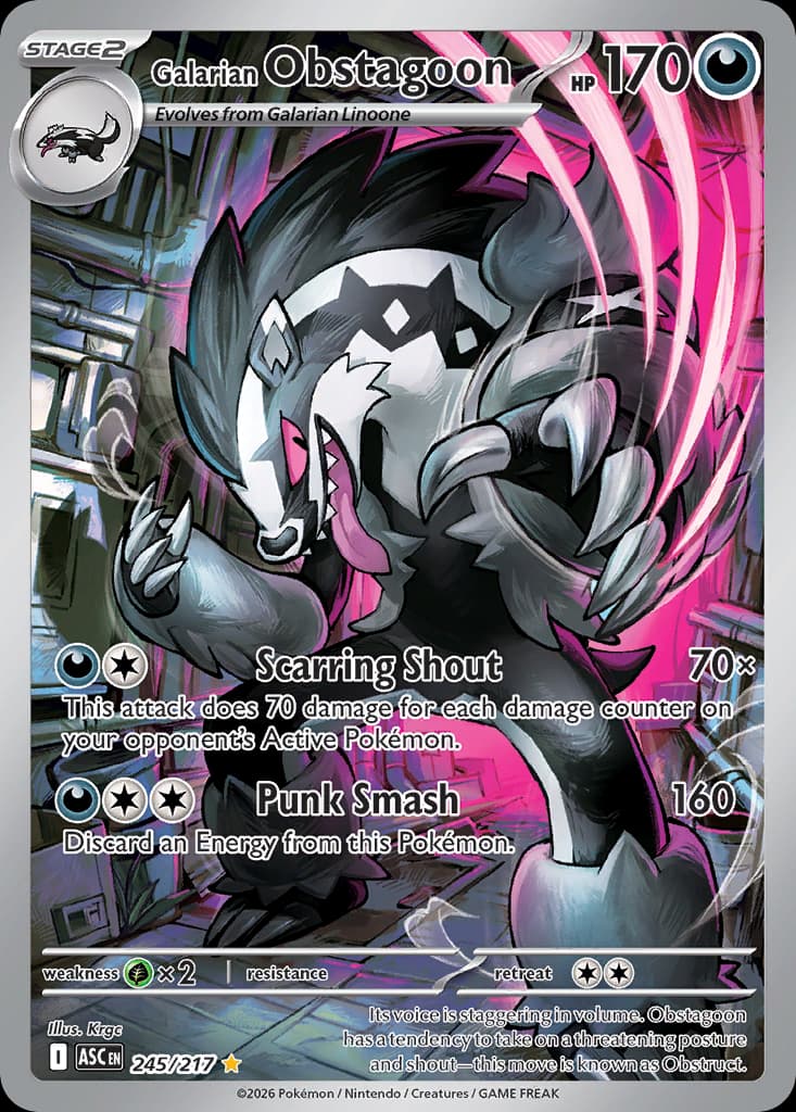 Galarian Obstagoon, Ascended Heroes 245