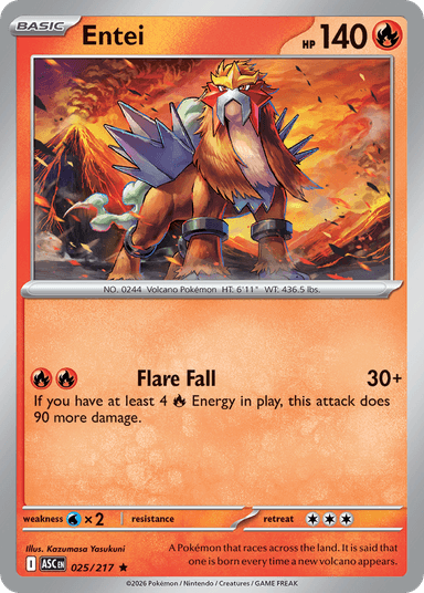 Entei, Ascended Heroes 25