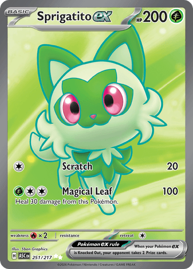 Sprigatito ex, Ascended Heroes 251