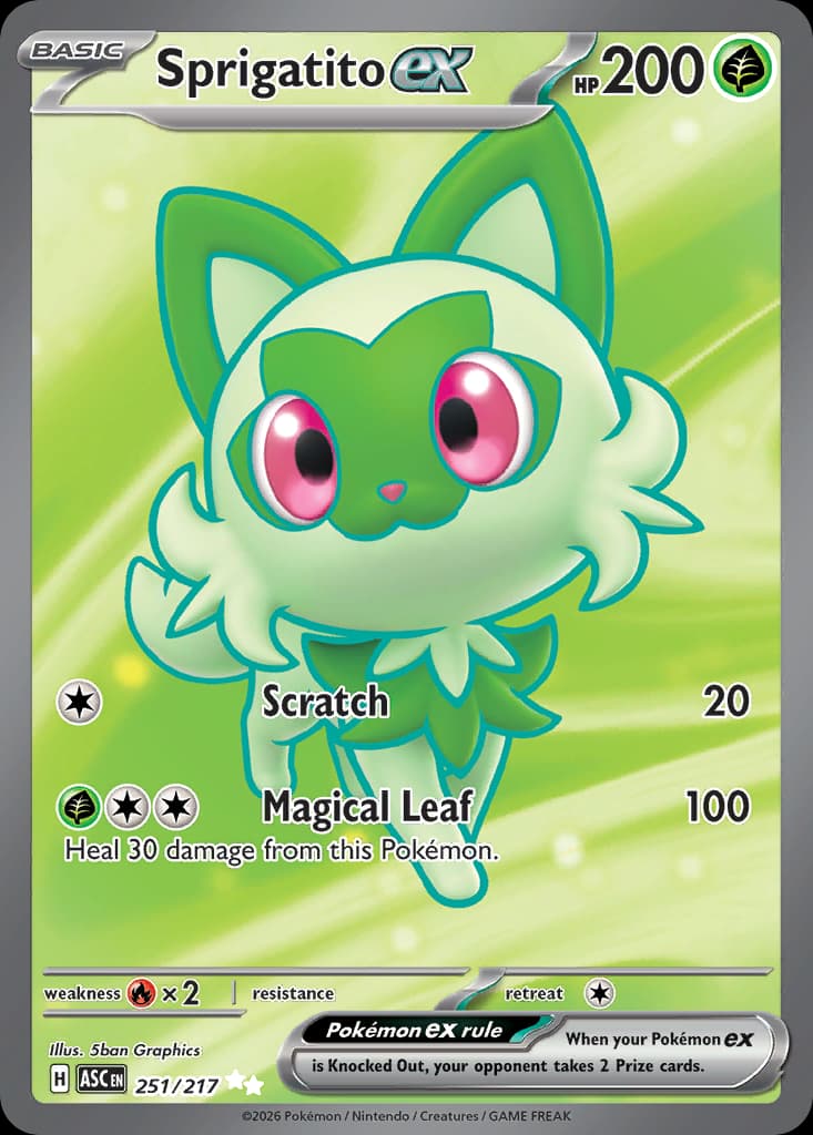 Sprigatito ex, Ascended Heroes 251