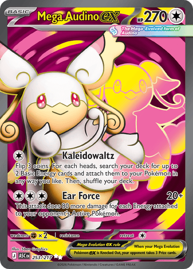 Mega Audino ex, Ascended Heroes 253