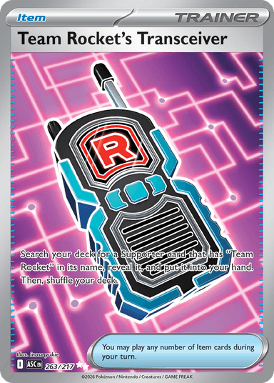Team Rocket's Transceiver, Ascended Heroes 263