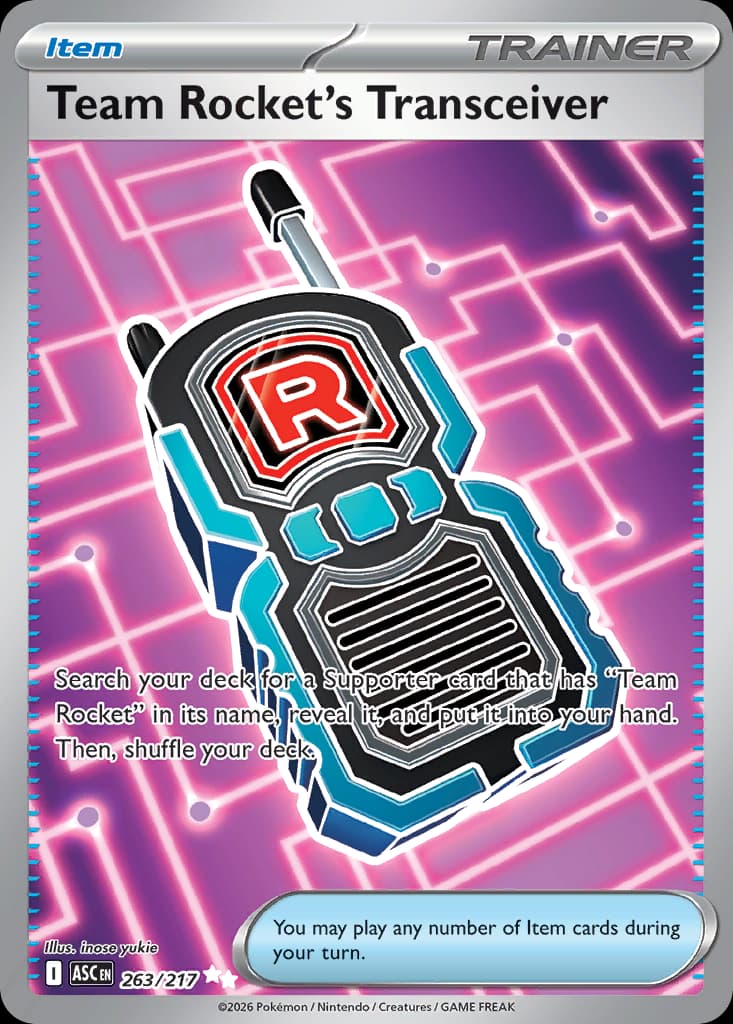 Team Rocket's Transceiver, Ascended Heroes 263