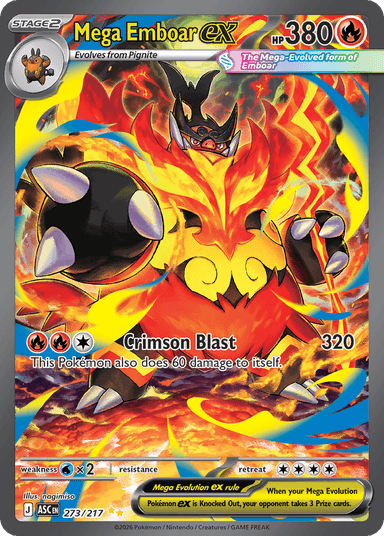 Mega Emboar ex, Ascended Heroes 273