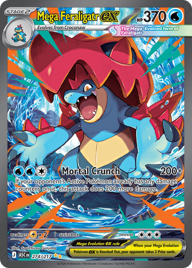 Mega Feraligatr ex, Ascended Heroes 274