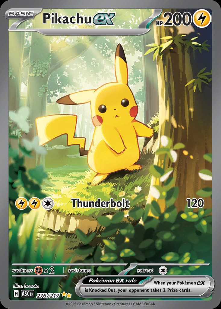 Pikachu ex, Ascended Heroes 276